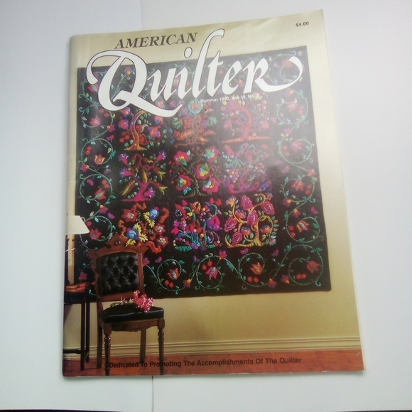 Vintage American Quilter Magazine Summer 1990 Quilt Patterns Quilting - Picture 1 of 6